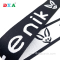 jacquard polyester webbing 38 mm black white webbing